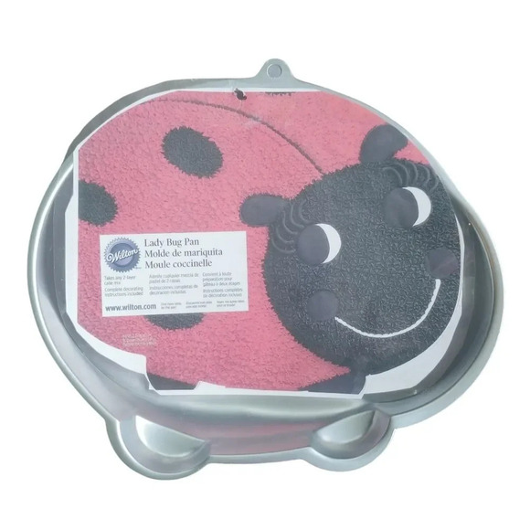 Wilton Ladybug Aluminum Molded Cake Pan  NWT - Picture 3 of 5